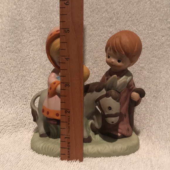 Homco Mary Joseph Baby Jesus Donkey Christmas Nativity Figurine 5608 - Picture 5 of 6